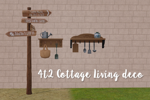 trotylka:More Cottage Living objects converted to sims 2This time I converted 2 deco hanging shelves