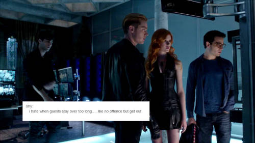 spacereysbian: Shadowhunters + Tumblr Text Posts 5/? 