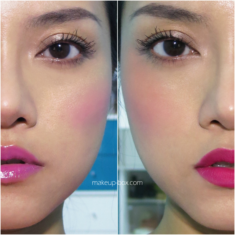 makeupbox:  Doing the 5-minute Face in 2 Ways! — Here are 2 ways to get out the