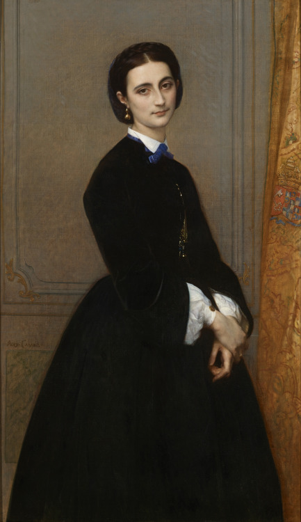 ab. 1863 Alexandre Cabanel - Victoire de Clermont-Tonnerre, lady-in-waiting of Princess Maria Clotil