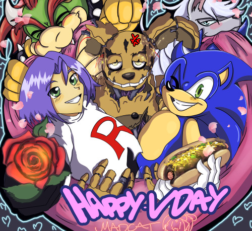 Happy V-Day to all you nasty Bitches out there. Sorry Springtrap- but they were first XD