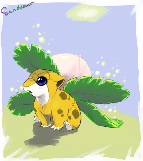 sylvanburningcenter:  gcart:  My first one, it was too damn cute to not do! Sandysaur!  THIS IS THE COOLEST ONE WTF IT EVEN HAS A BACKSTORY AND LIKE HABITS????? 