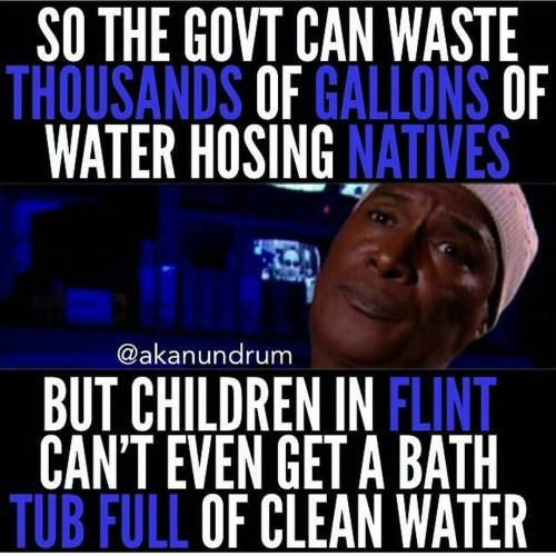 @Regrann from @raspy_rawls - Via @akanundrum - #regrann #StayWoke #Amerikkka #NoDaPl #flintwaterc