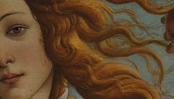 artessenziale:  Sandro Botticelli and Alexander Cabanel ‘The birth of Venus’ details 