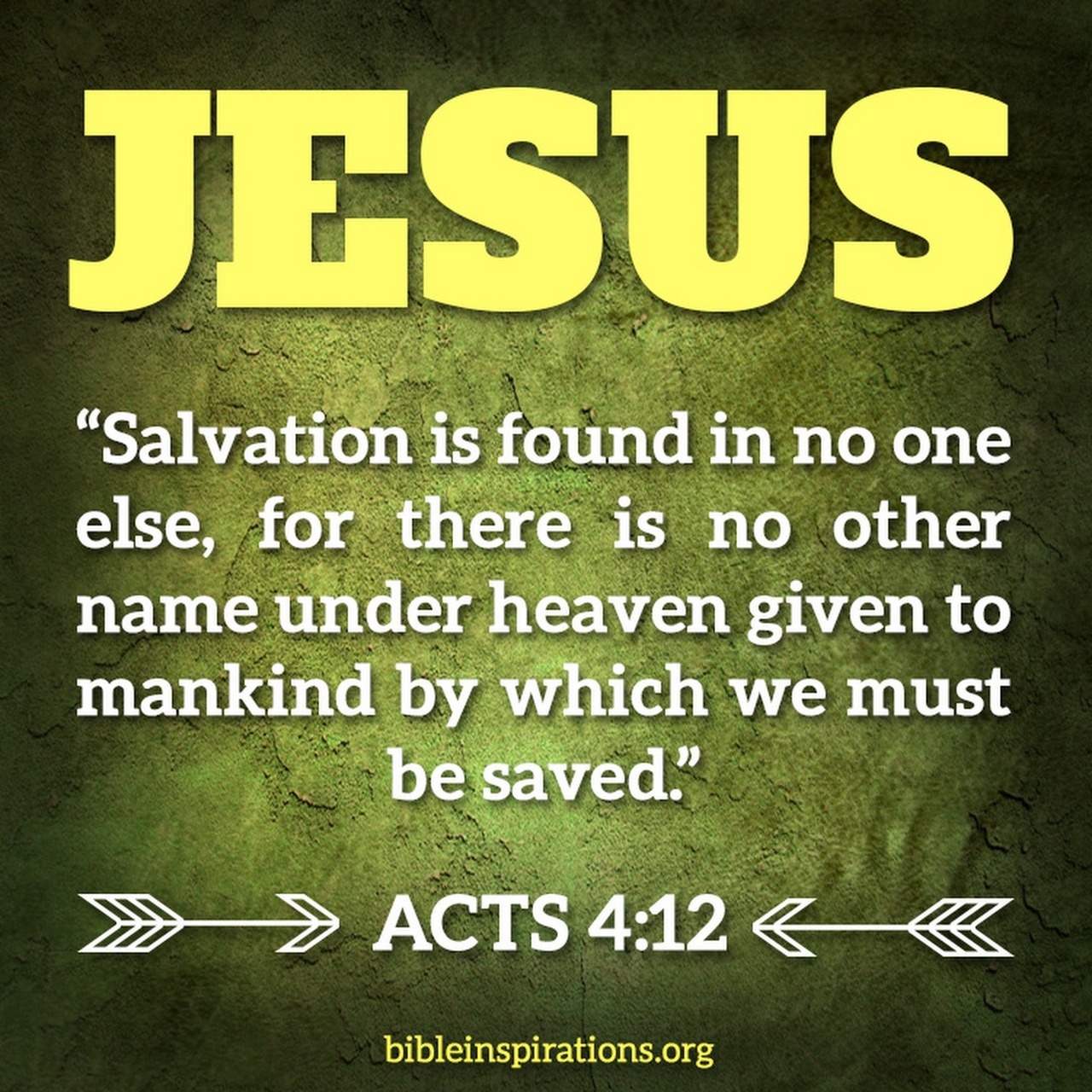 The Living Acts 4 12 Niv Salvation Is Found In No One