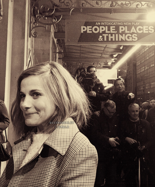 queenbrealey: Louise Brealey at #PeoplePlacesandThings press night [x][x]