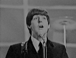 THE BEATLES Performing "I Want To Hold Your Hand" On THE ED SULLIVAN SHOW. February 9, 1964.