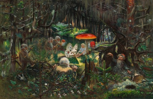 willowstone: “Fairy Tale Princess” (1896) by Torsten Wasastjerna (Finnish, 1863-1924)