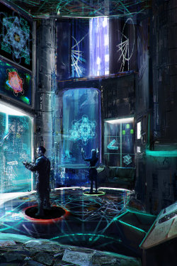 fuckyeahcyber-punk:  Callen Desmond - Meta Lab