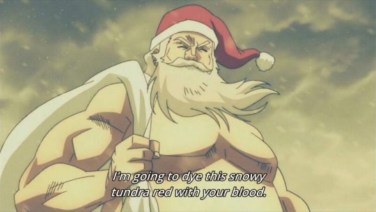 akiraita:  red-boston-batter:  It’s Christmas, you know what this means? IT’S TIME TO FIGHT SANTA  