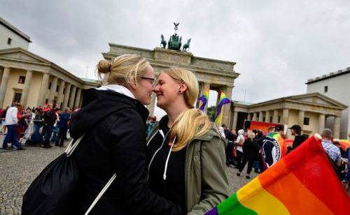 Today Germany approved gay marriage  