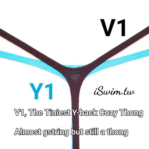 #V1，The new V-shape Y-back, Tiniest Y thong   V1 ➡️ iSwim.tw #bulge #thong #tinythong #microthong #m