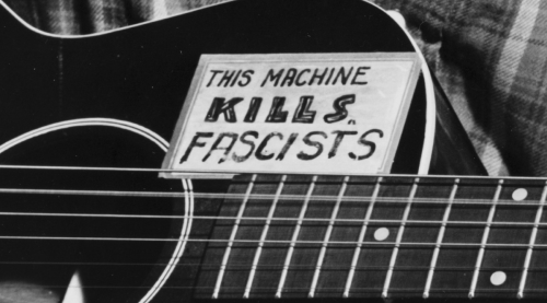 aloofshahbanou:Pete Seeger: “Hitler is dead – why do you still have the sign on you