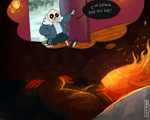 Yes, but they’re more like nightmares…It would seem that the event of Sans actually paying hi