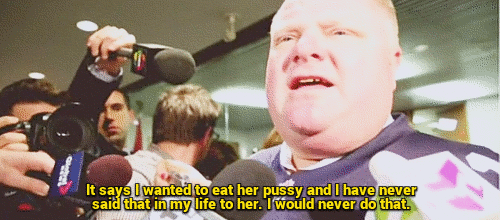 djgreypussy:  lohannahmontana:  captaincoolasfuck:  Rob Ford is a beacon for truth, justice, and the Canadian way  Is this real life? I love him so much.  newly iconic 