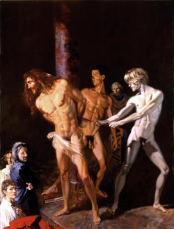 themalenudityinart:  Flagellation_2001 ANDRÉ