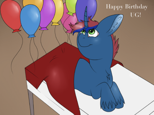 asklickylick:  A birthday present for whoever this guy is.  YAAAAY! BIRTHDAY DRAWING :D THANK YOU BEC! HAHA I LOVE THE LOOK ON HIS FACE AND THE FACT THAT HE’S IN BED. WHO WANTS TO LEAVE THEIR BED XD THIS IS AWESOME! 