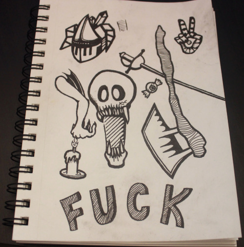 kuueater: I haven’t drawn in months so I got real blasted and just fucking spilled a bunch of 