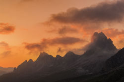 etherealvistas:  After sunset in the Dolomites