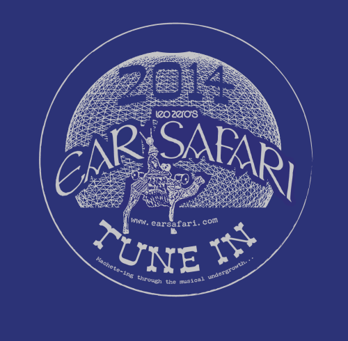 T-shirt design for my new blog / radio show / record label : WWW.EARSAFARI.COM