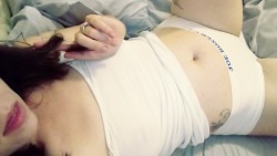 bigcockcrave:  White on whiteLike and reblog! And if you’re in the 989 area with a bbc bwc, sexy, and wanna fuck message me! 😜