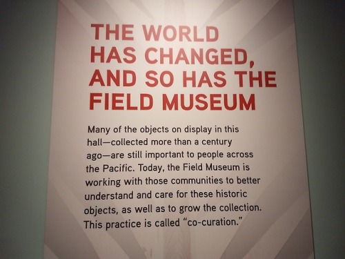 kaijutegu: fantasticbeastsandhowtokeepthem:  upperpaleolithic:  fieldnotesfromtheunderworld:   fantasticbeastsandhowtokeepthem:  So I will admit I was feeling funny about going to the Field Museum because of the whole “look at display of objects from