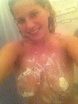 worshipmybooty:  Covered myself in whipped cream. Anybody want a lick? 