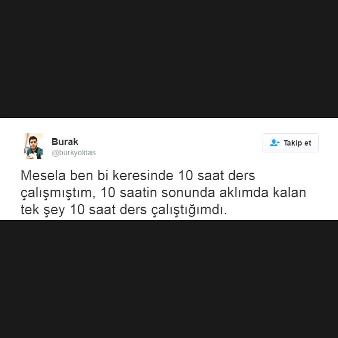 Mesela ben bi keresinde 10...