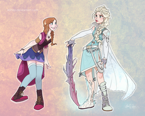 skirtzzz:Frozen Fantasy (Read my blurb on this piece here)Is it just me or do the Farron sisters fro