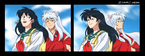 xuune: episode redraws of inuyasha (58 &amp; 31)do not repost, reblog only