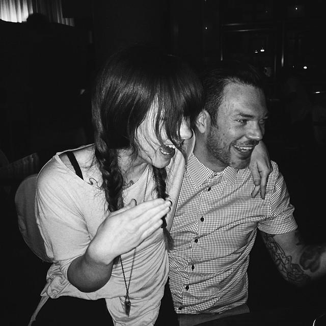 Nothing better than a good laugh. This is right after we accidentally licked each