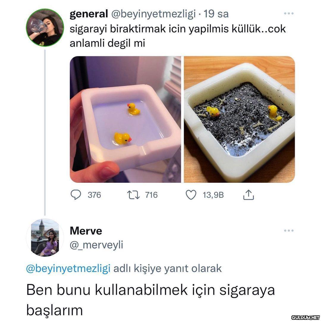 Sigara bıraktıran küllük...