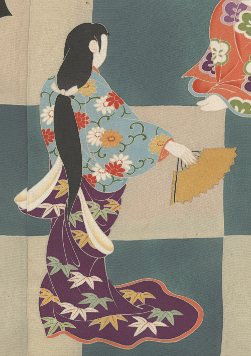 Meiji Geisha Hikizuri. Mid to late Meiji period (1880-1911), Japan.  The Kimono Gallery.  A rare sty