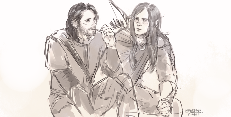 Megatruh Turin And Beleg I Always Portrait Beleg With Dark Hair Idk