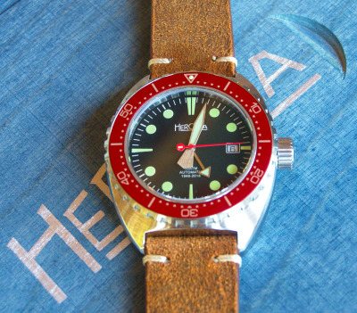 The Herodia Series 1 Arthur - Swiss Made Dive Watch. [ #herodia #herodiawatch #wrist watch #divewatch #toolwatch #monsoonalgear ]