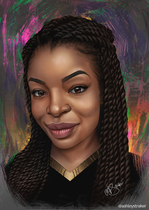 Another Commissioned painting ✨Had a lot of fun trying to figure out how to paint the braids.https:/