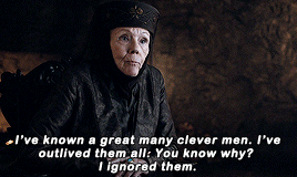 daenerys-stormborn:game of thrones + in memoriam: olenna tyrell- Cersei stole the future from me. Sh