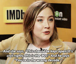 Saoirse Ronan talks to IMDB about her favorite movie quotes