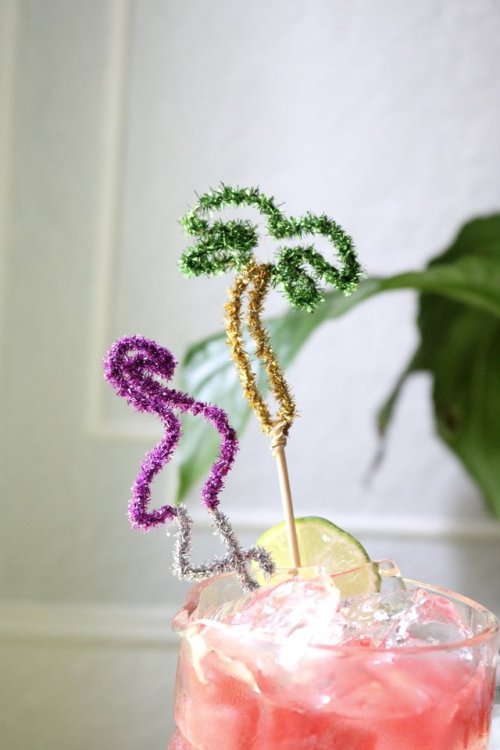 Summer Drink Stirrers via Crafty Lumberjacks