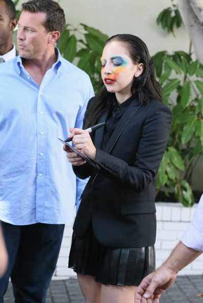 ladyxgaga:  Better photos of Gaga in Los Angeles today. 