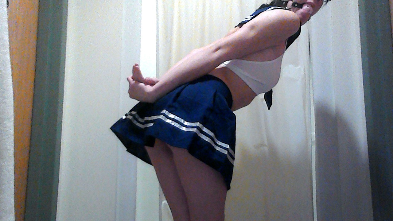 unicornkween:  Here’s a quick ball gagged schoolgirl picture for you guys before