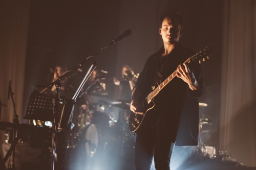 Elena, Igor & Remi on stage at O2 Academy Brixton last night! Jason Williamson