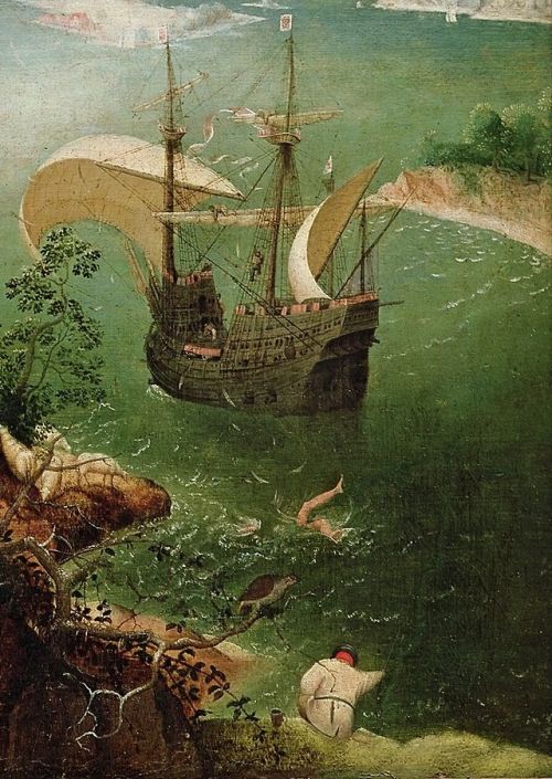 tierradentro:“Landscape with the Fall of Icarus” (detail), c.1558, Pieter Bruegel the El