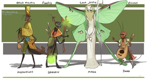 entomologyfrassposting:kiabugboy:RPG bugsAs an entomologist and D&D fanatic I am enchanted by th