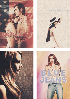 piecesintoplaces:  Songs by Lana Del Rey 