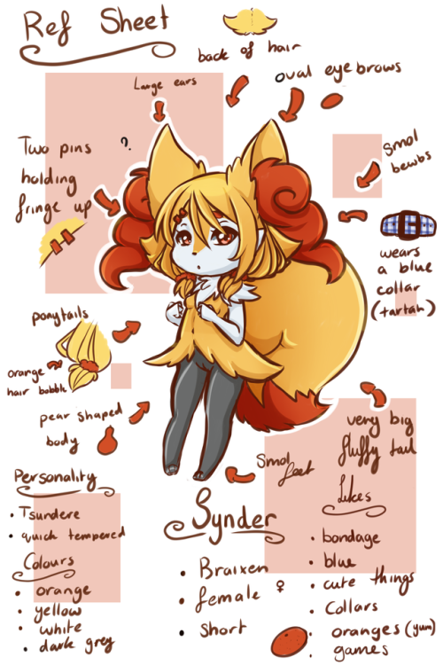 Synder Ref (kinda)anyway I needed a break from work and decided to do a lazy ref sheet of Synder (sh