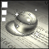 glittery ball