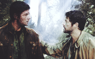 puppycastiel:  Do you ever cry because Dean and Cas just look so perfect together like,excusethehelloutofyou.… Wait a minute.