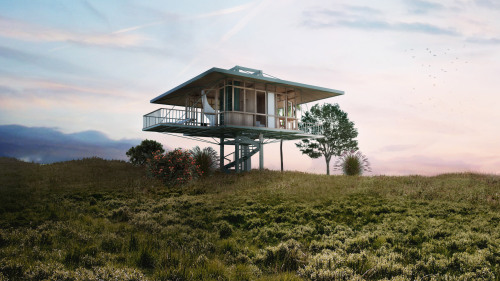 Bali-based architect  Alexis Dornier has developed a concept for prefabricated homes that could easi