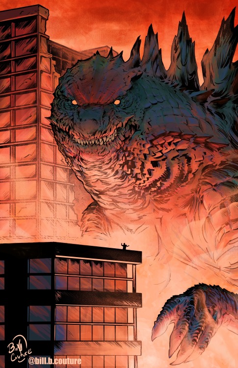 callie-the-kaiju-queen: billcouture: Godzilla 2014, ‘Worship’